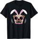 Pugs Bunny Happy Easter Puggy Rabbit Pug Pet Dog Lover Dogs Women Kids T-Shirt - T-Shirt | Black
