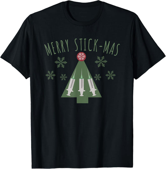 Phlebotomist Christmas Phlebotomy Xmas Tree Nurse Holiday T-Shirt - T-Shirt | Black