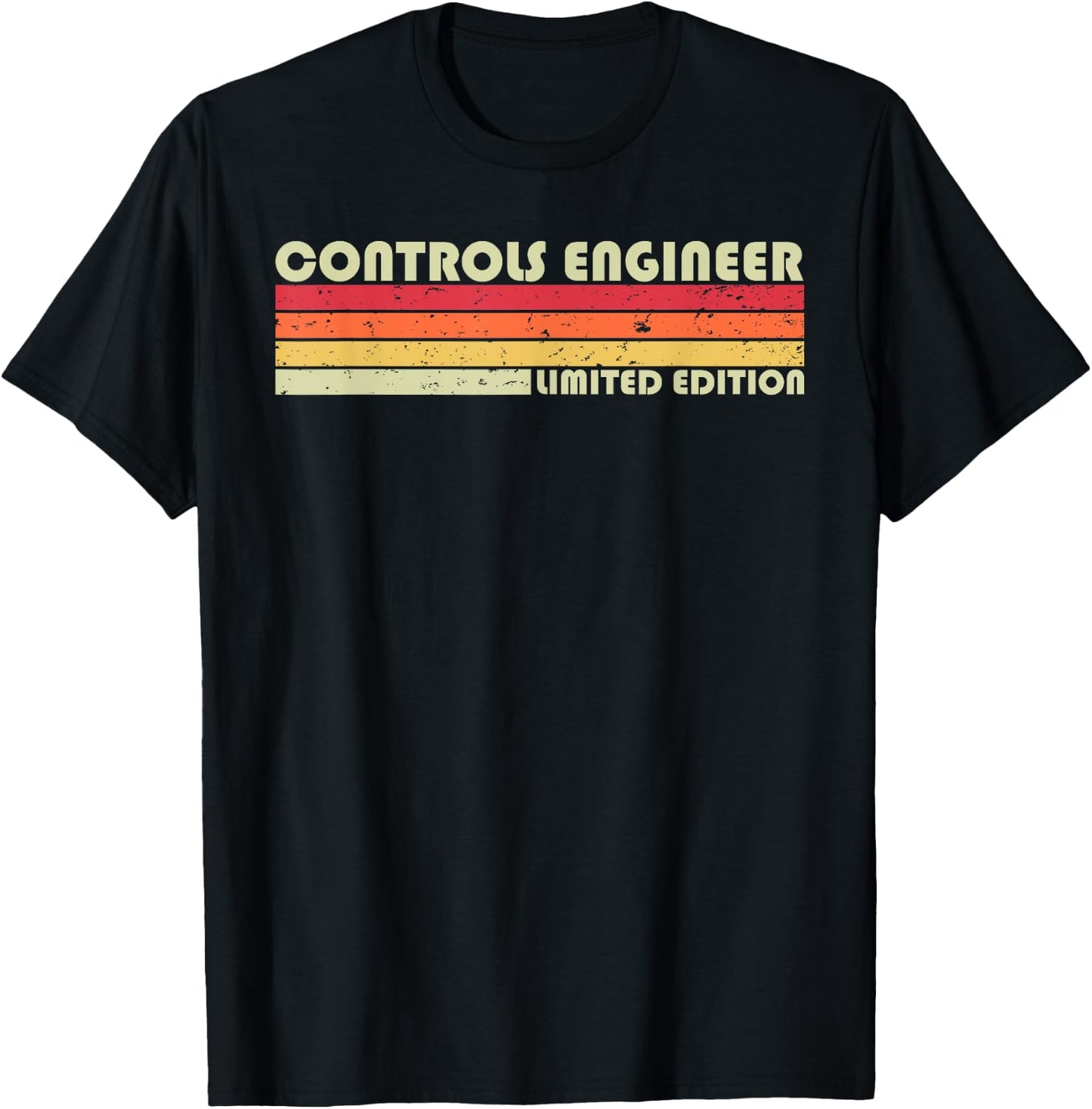 CONTROLS ENGINEER Funny Job Title Profession Birthday Worker T-Shirt - T-Shirt | Black