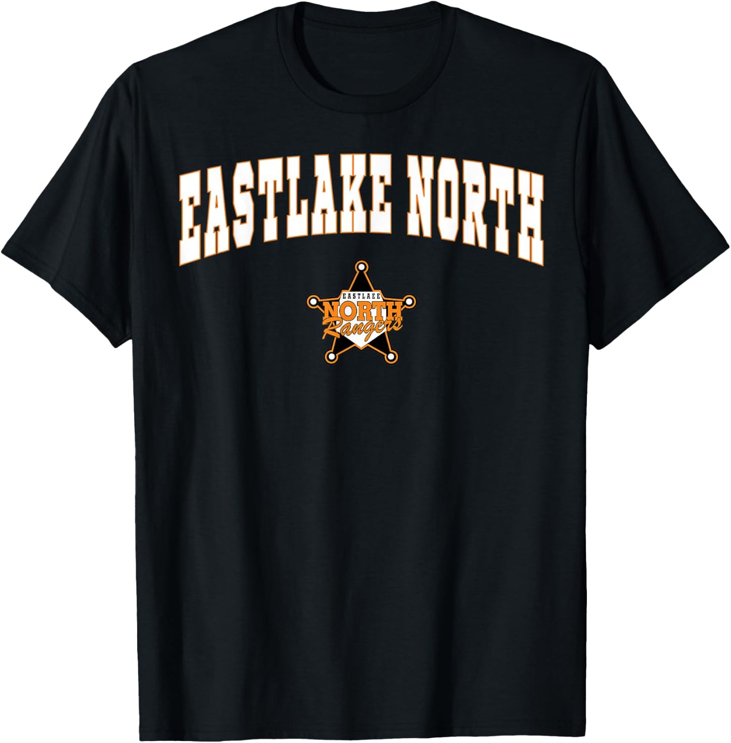 Eastlake North High School Rangers C2 T-Shirt - T-Shirt | Black