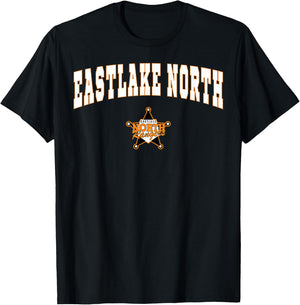 Eastlake North High School Rangers C2 T-Shirt - T-Shirt | Black