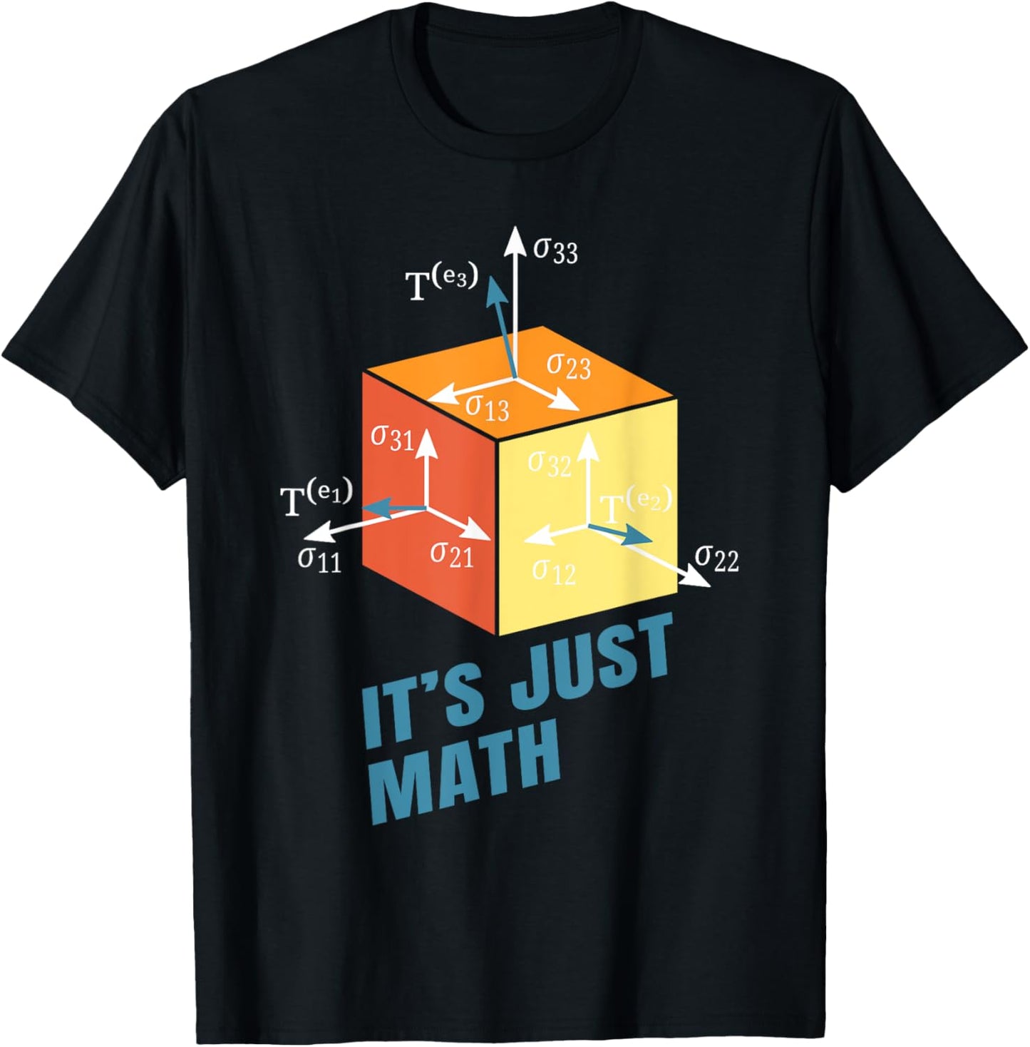 It's Just Math T-Shirt - T-Shirt | Black