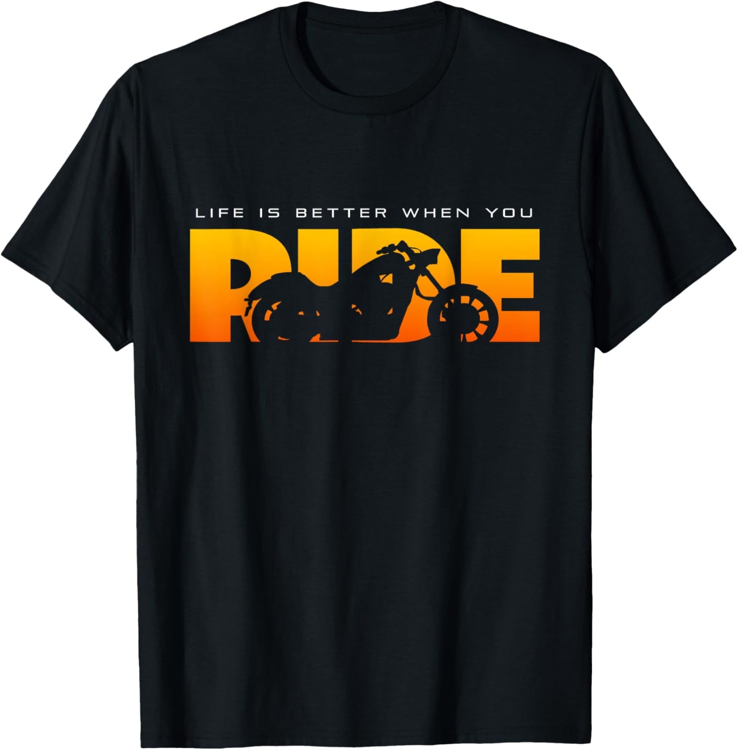Motorcycle Apparel - Motorcycle T-Shirt - T-Shirt | Black
