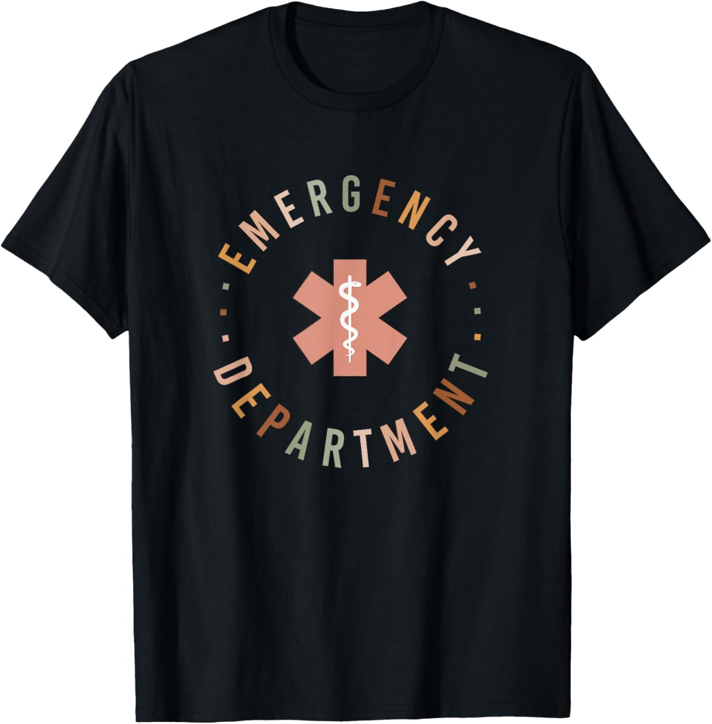 Emergency Department ER ED Emergency Room Nurse Trauma Nurse T-Shirt - T-Shirt | Black