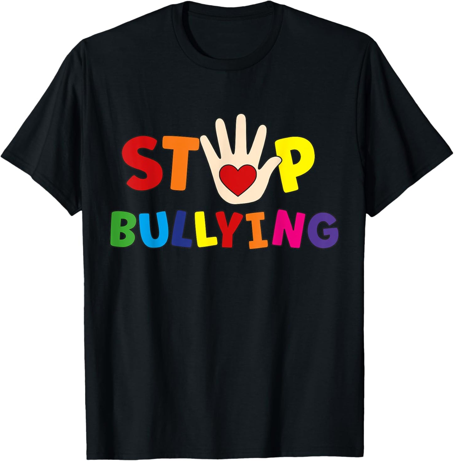 Anti Bullying Kindness Be Kind Pink Day Kids Boy Girl Stop T-Shirt - T-Shirt | Black