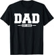 Dad 2022 Dad Established 2022 T-Shirt - T-Shirt | Black