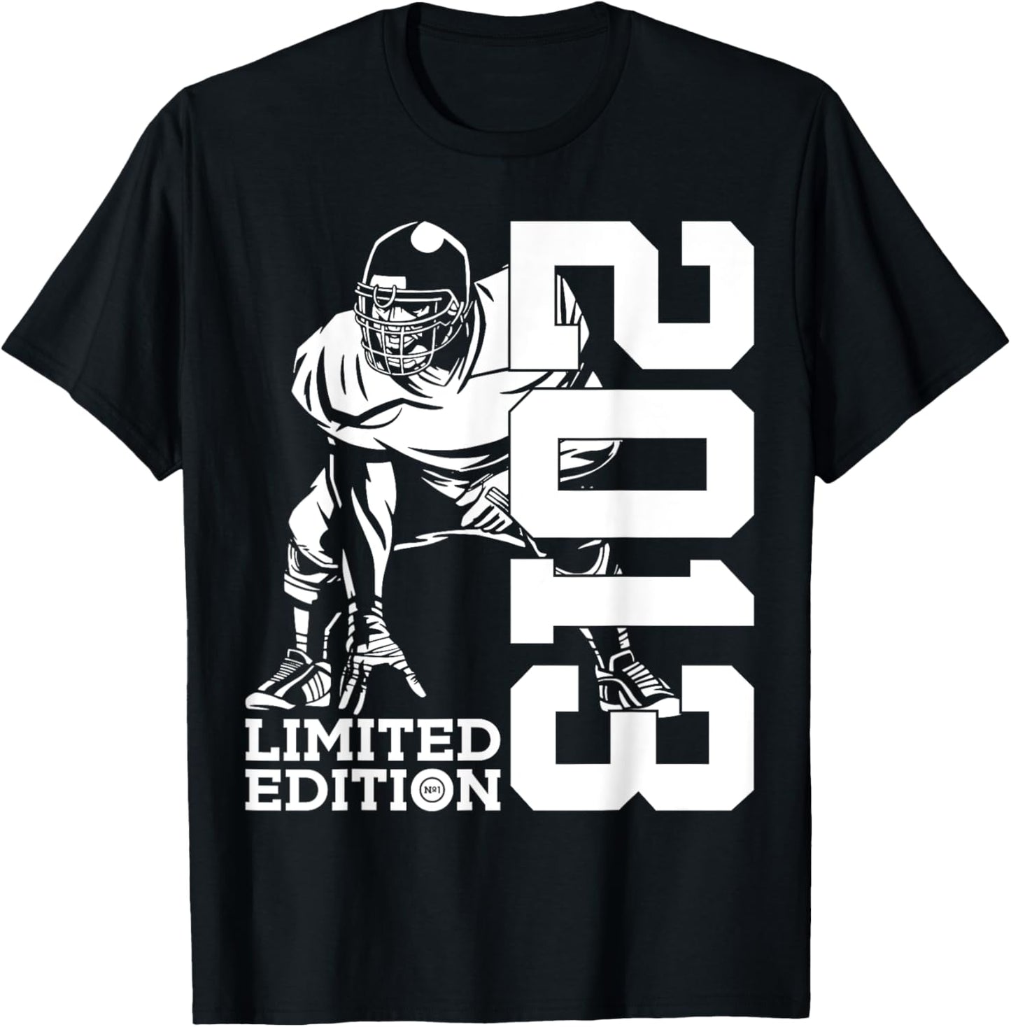 JAHRGANG 2013 OUTFIT ZUM 12. GEBURTSTAG 12th Birthday American Football Themed Kids , Black, Small T-Shirt - T-Shirt | Black