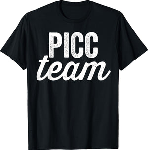Vascular Access Team PICC IV Nursing Student Nurse Life T-Shirt - T-Shirt | Black