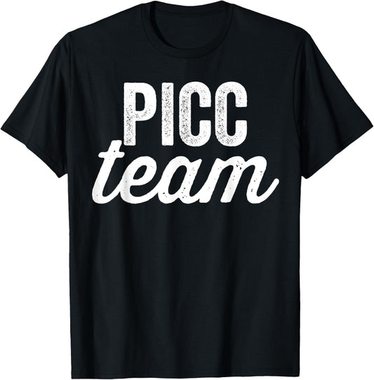 Vascular Access Team PICC IV Nursing Student Nurse Life T-Shirt - T-Shirt | Black