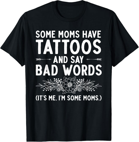 Funny Tattoo Design For Mom Women Tattoo Artist Tattoo Lover T-Shirt - T-Shirt | Black