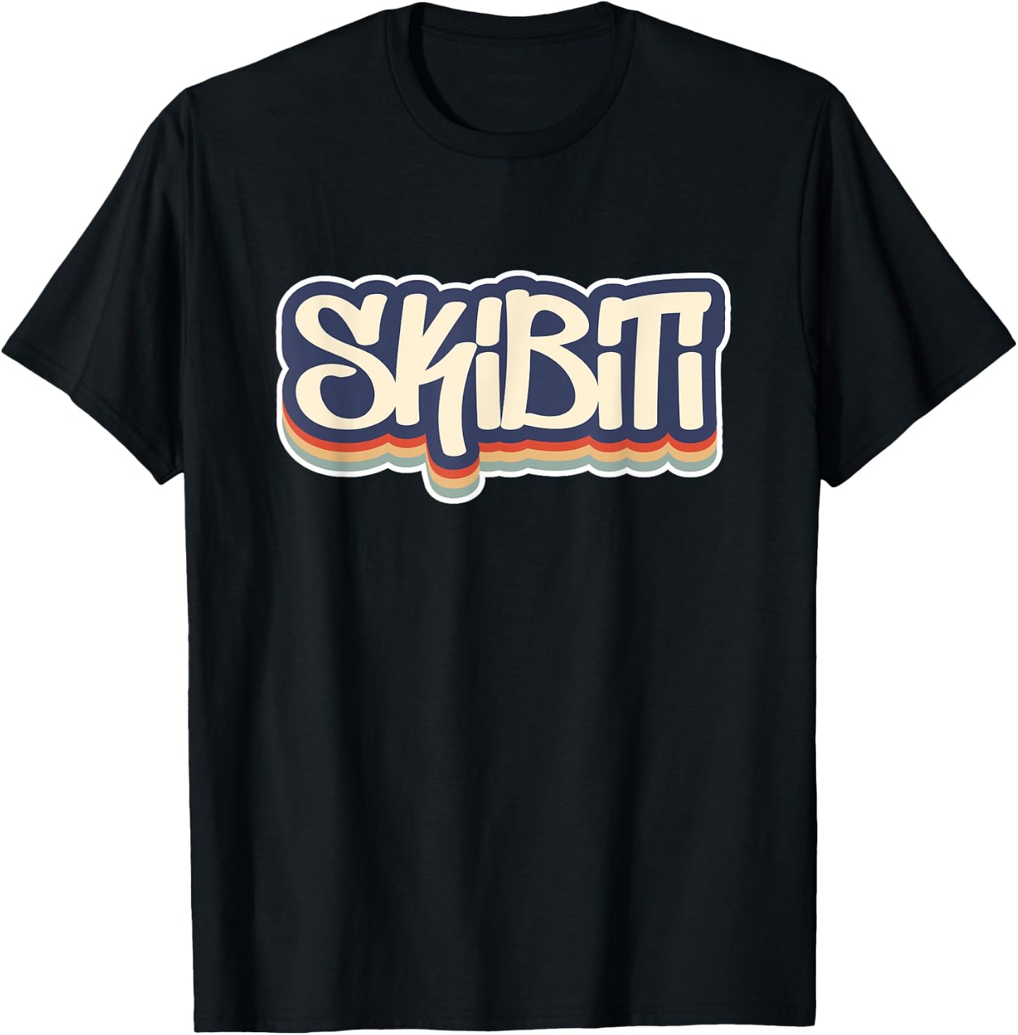 Skibiti Toilet Gen Alpha Slang Meme Ohio Rizz Rizzler Funny T-Shirt - T-Shirt | Black