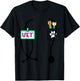 Veterinarian Costume Boys Girls Kids Animal Doctor Vet T-Shirt - T-Shirt | Black