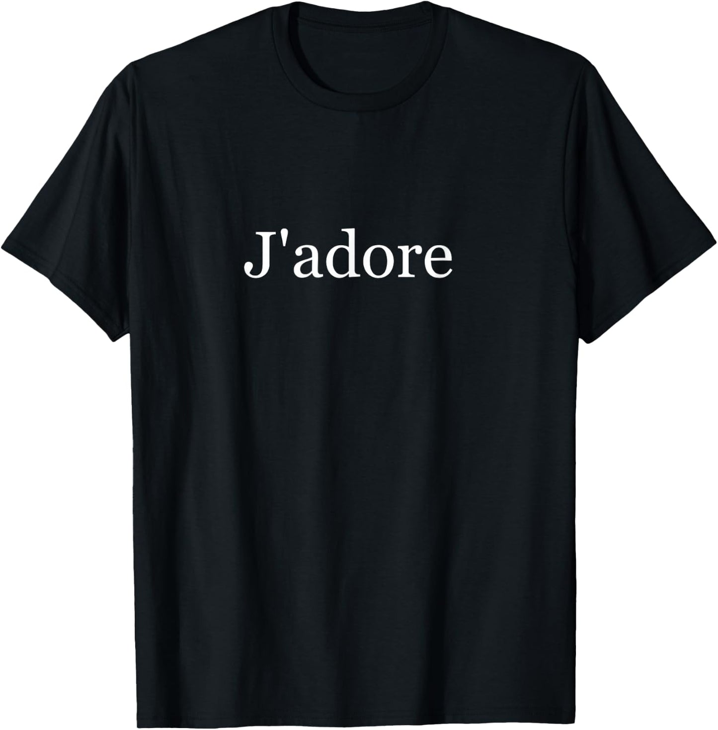 J'Adore T-Shirt - T-Shirt | Black