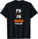 Jalandhar PB08 Car Number Funny Punjab Graphic Punjabi T-Shirt - T-Shirt | Black
