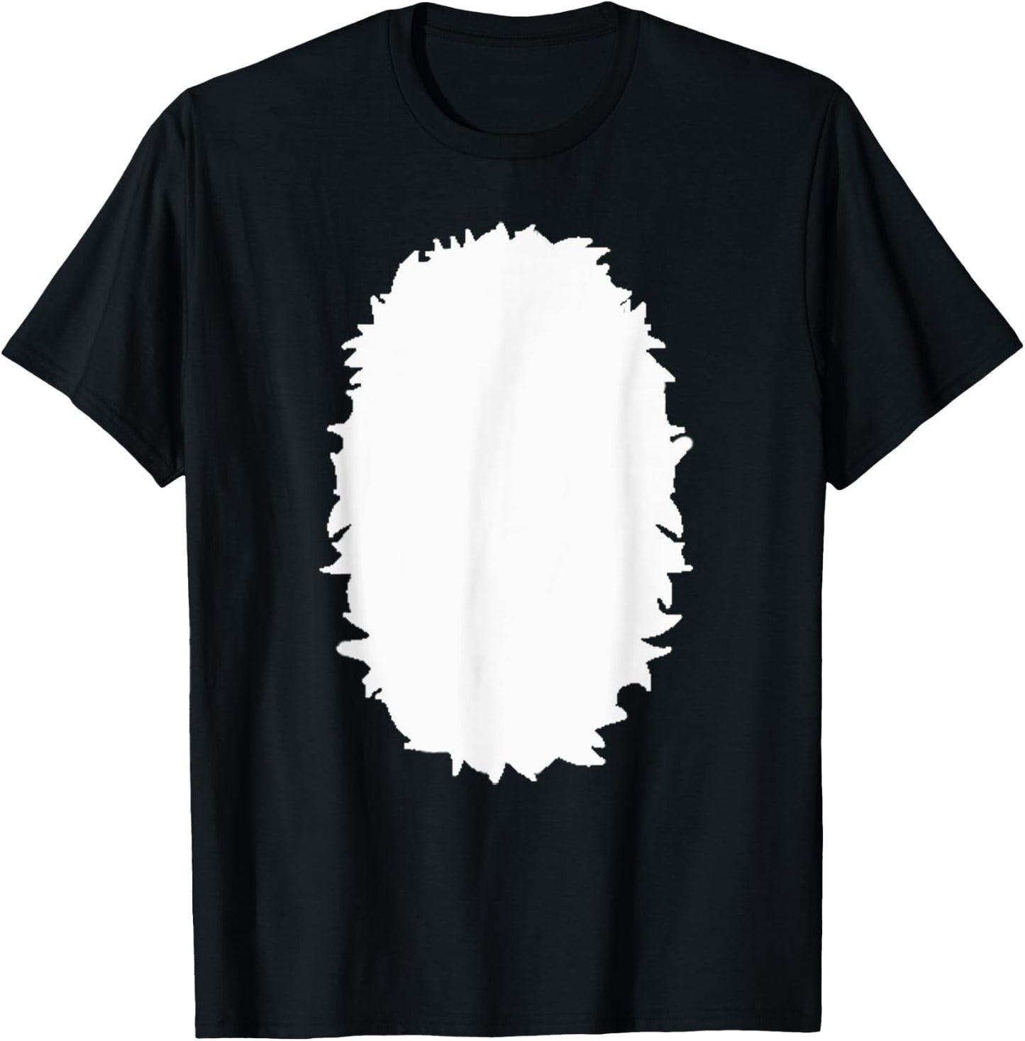 Animal Belly Chest Halloween Costume Bear, Deer, Skunk, Fox T-Shirt - T-Shirt | Black
