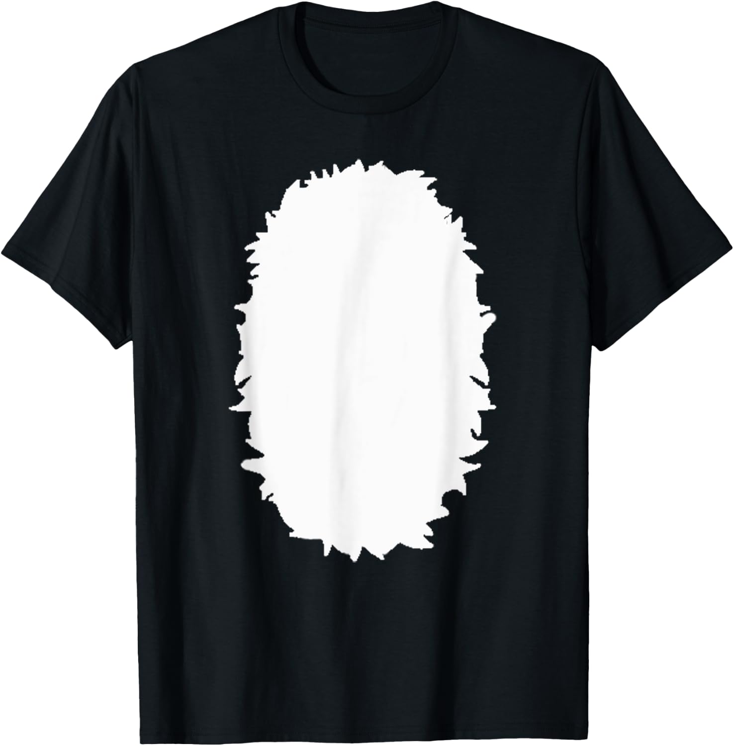 Animal Belly Chest Halloween Costume Bear, Deer, Skunk, Fox T-Shirt - T-Shirt | Black