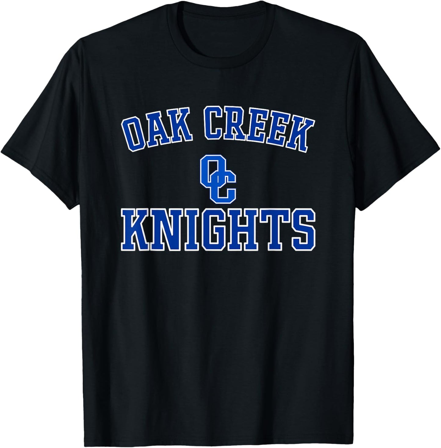 Oak Creek Knights Logo Varsity HS T-Shirt - T-Shirt | Black