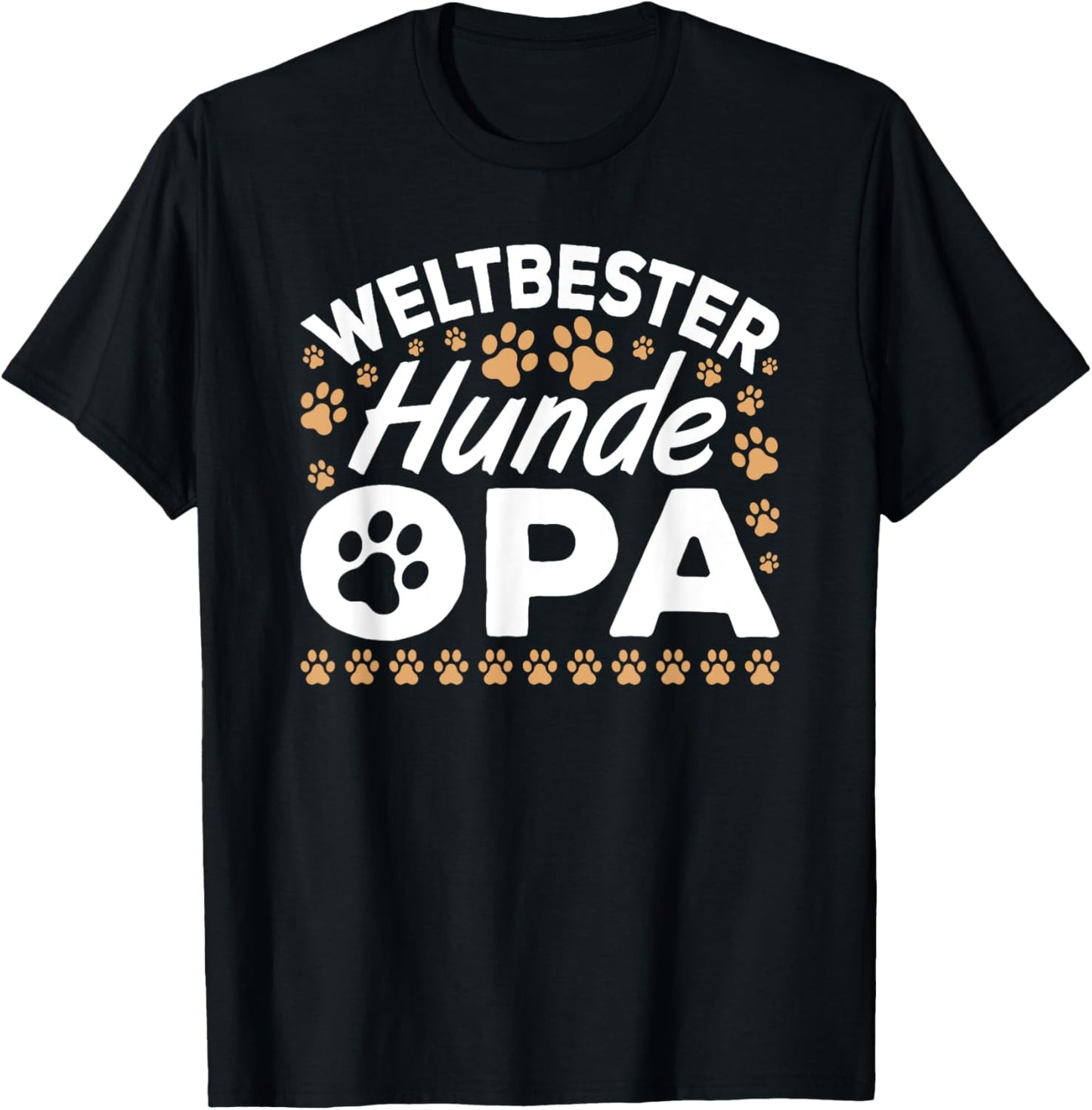 Weltbester Hunde Opa Hundebesitzer Hundefreund Hund T-Shirt - T-Shirt | Black