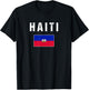 Haiti Haitian Flag Gift Women Youth Kids T-Shirt - T-Shirt | Black