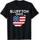 Bluffton Ohio USA State America Travel Ohioan T-Shirt - T-Shirt | Black