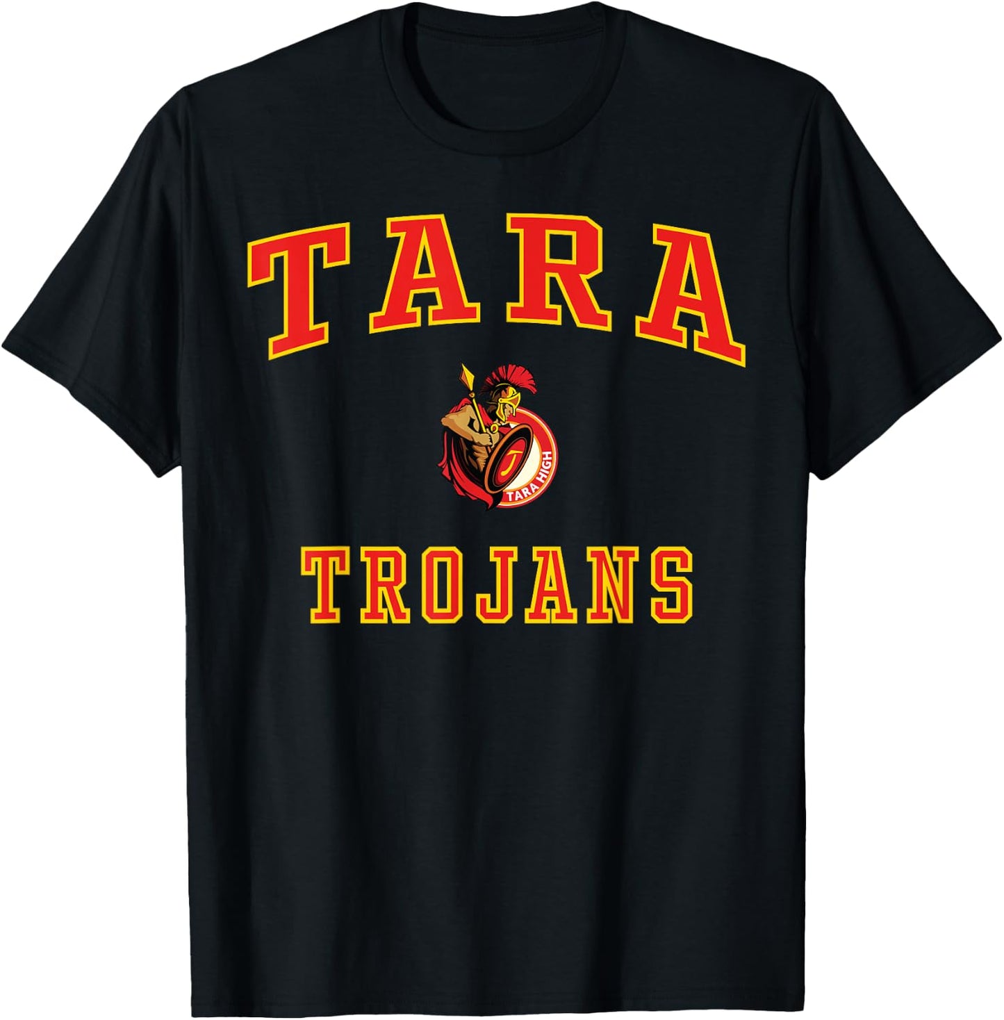 Tara High School Trojans C1 T-Shirt - T-Shirt | Black