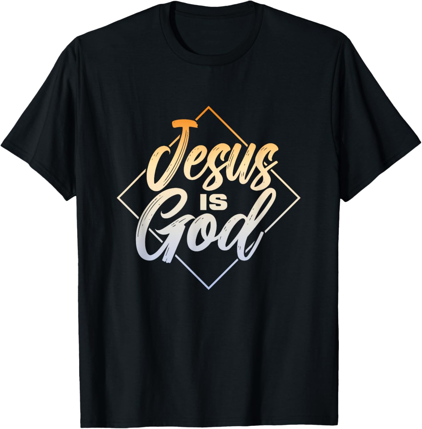 Jesus Is God | Religion Believer Faith | Prayer Church T-Shirt - T-Shirt | Black