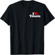 I Love Heart Tennis T-Shirt - T-Shirt | Black