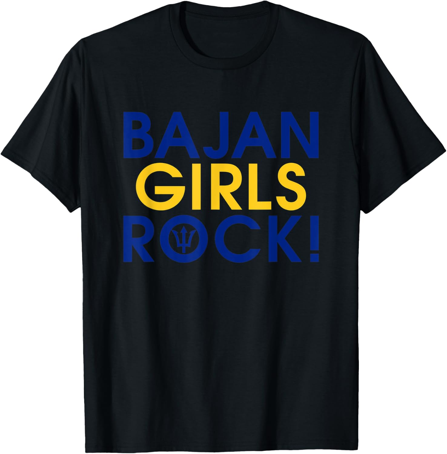 Bajan Girls Rock T-Shirt - T-Shirt | Black