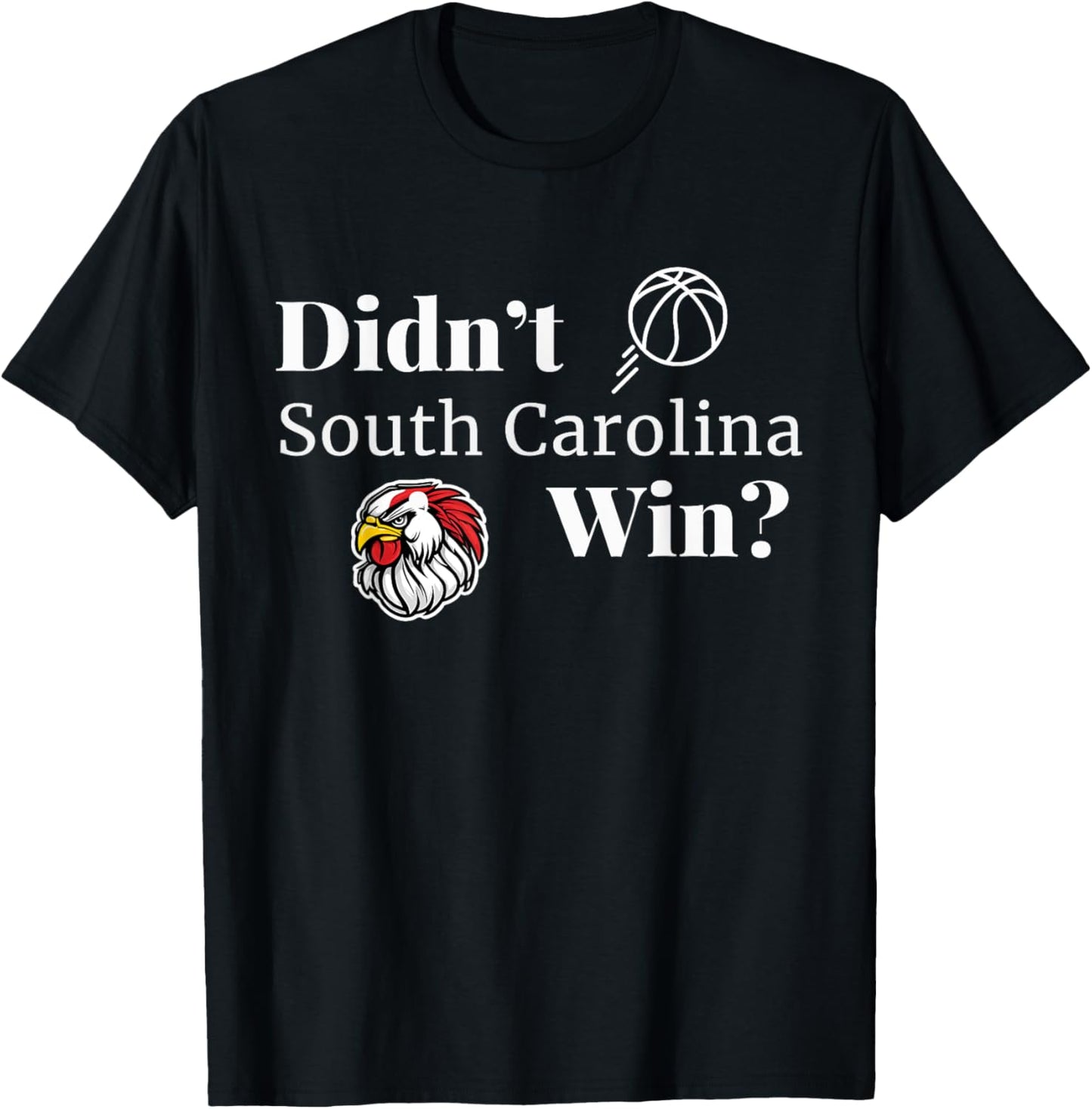 Victory Celebrating South Carolina Basketball Win T-Shirt - T-Shirt | Black