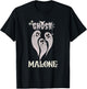 Funny Halloween Spooky Season Fall Season Cute Ghost Malone T-Shirt - T-Shirt | Black