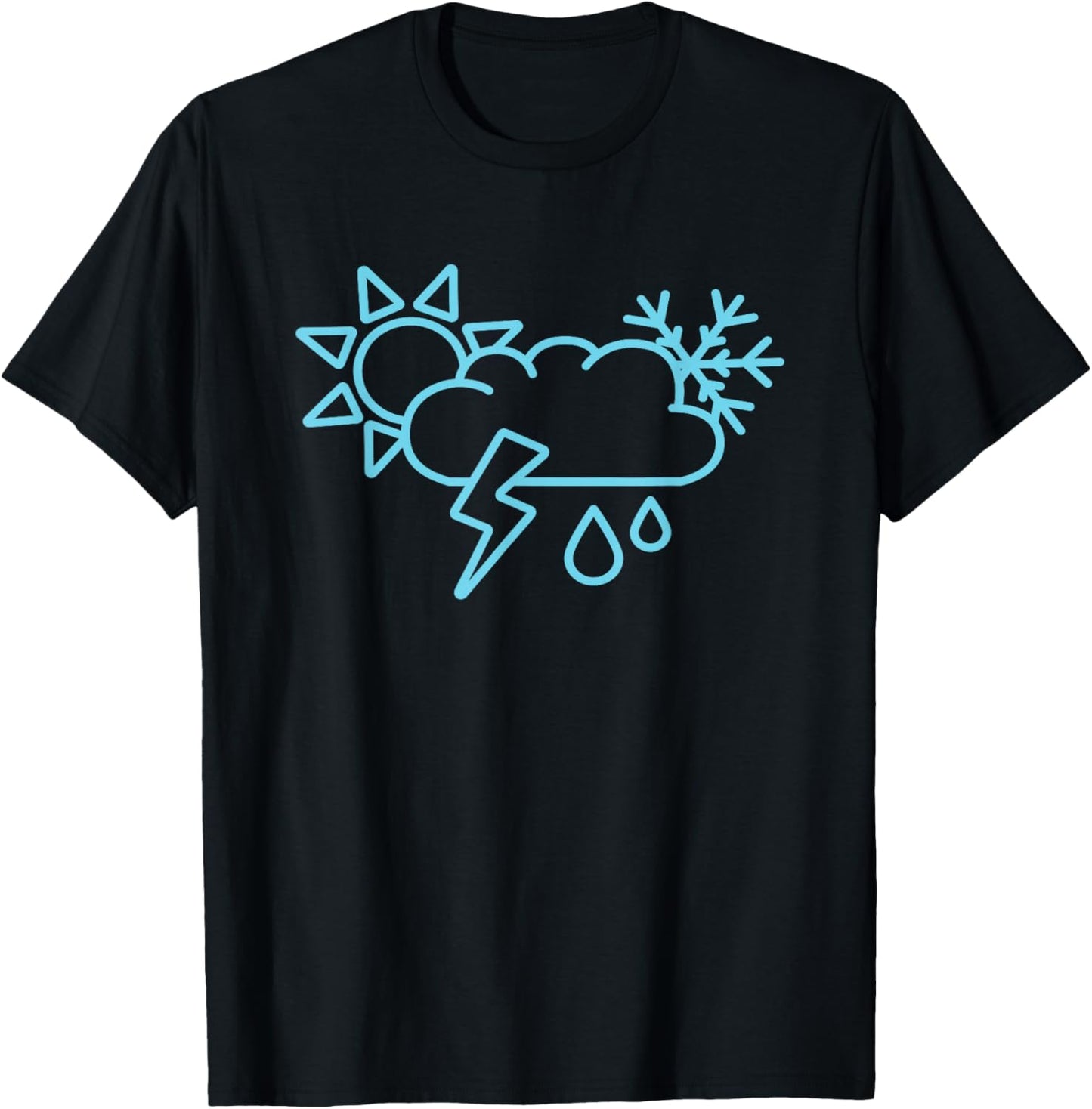 Future Meteorologist Storm Chasing Weather Radar Weatherman T-Shirt - T-Shirt | Black