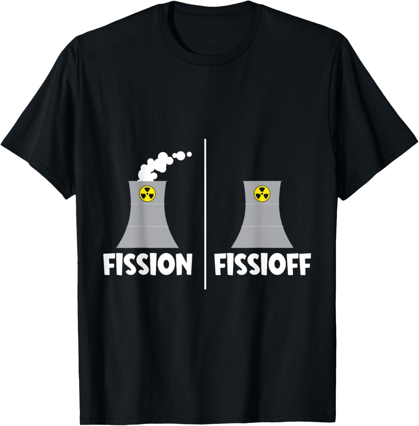 Funny Nuclear Engineer Nuclear power plant T-Shirt - T-Shirt | Black