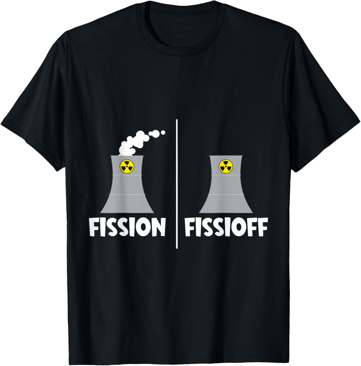 Funny Nuclear Engineer Nuclear power plant T-Shirt - T-Shirt | Black
