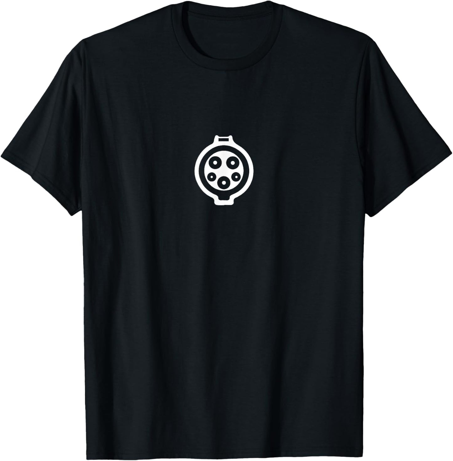 J1772 Plug Graphic Electric Vehicle Addict Zero Emission T-Shirt - T-Shirt | Black