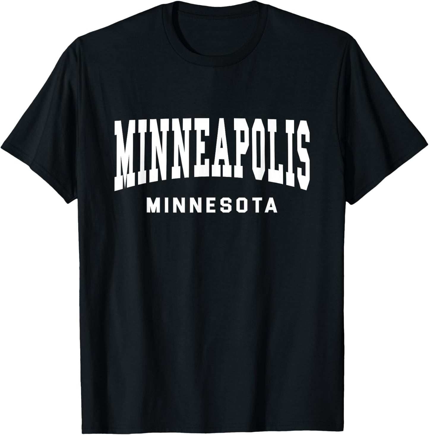 Minneapolis - Minnesota - Throwback Design - Classic T-Shirt - T-Shirt | Black