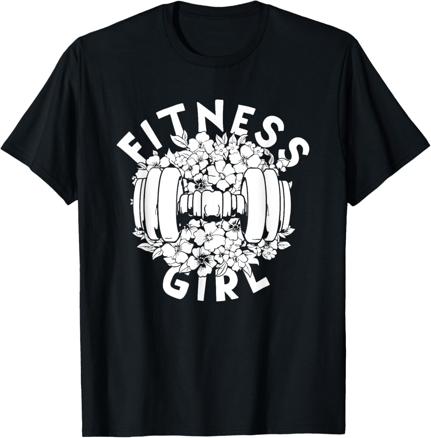Workout Gym Training - Exercise Fitness Girl T-Shirt - T-Shirt | Black