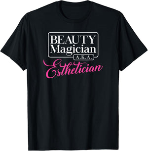 Cute Shirt For Estheticians Perfect For Beauty Magician T-Shirt - T-Shirt | Black