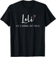 Loli Like a Grandma Only Cooler Mother's Day T-Shirt - T-Shirt | Black