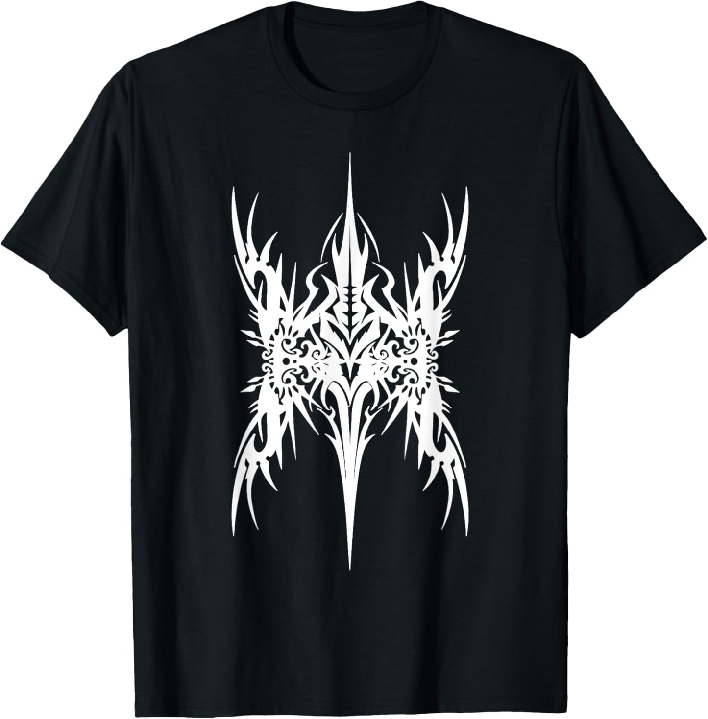 Futuristic Sigil Butteryfly Cyber Tattoo Cybersigilism Fans T-Shirt - T-Shirt | Black