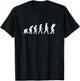 Evolution Photographer Funny Camera Man Photo Gift T-Shirt - T-Shirt | Black