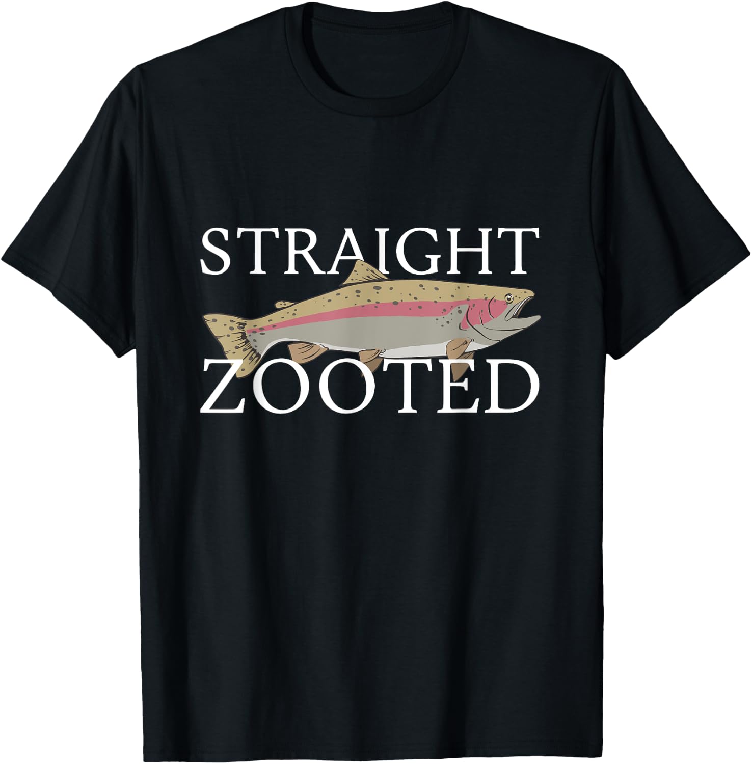 Straight Zooted T-Shirt - T-Shirt | Black