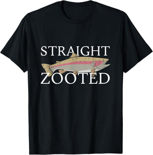 Straight Zooted T-Shirt - T-Shirt | Black