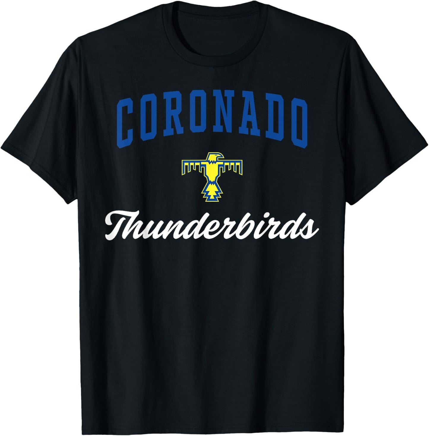 Coronado High School Thunderbirds C3 T-Shirt - T-Shirt | Black