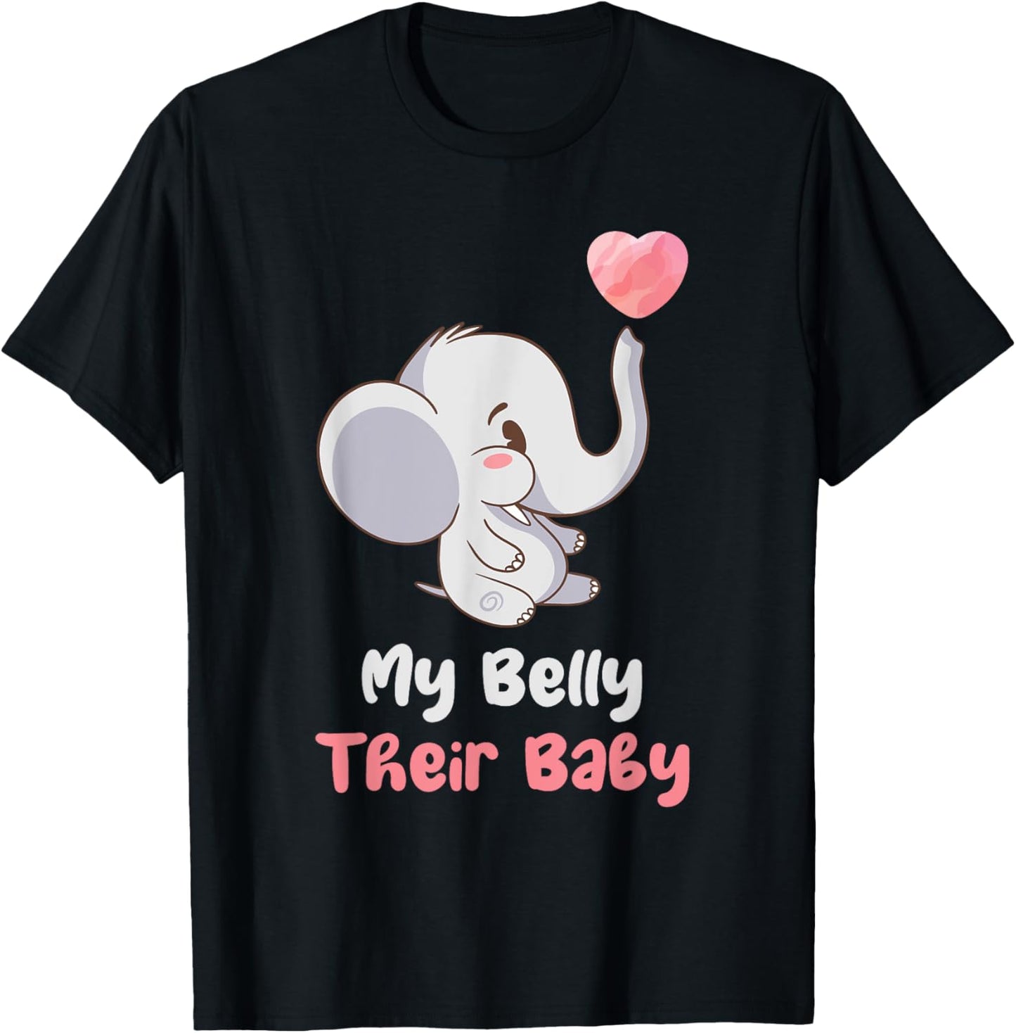 My Belly Their Baby Surrogate Mom Surrogacy IVF T-Shirt - T-Shirt | Black