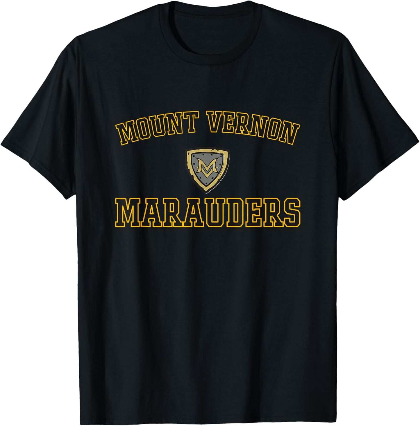 Mount Vernon Marauders Logo Varsity HS T-Shirt - T-Shirt | Black