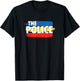 The Police Three Stripes Logo T-Shirt - T-Shirt | Black