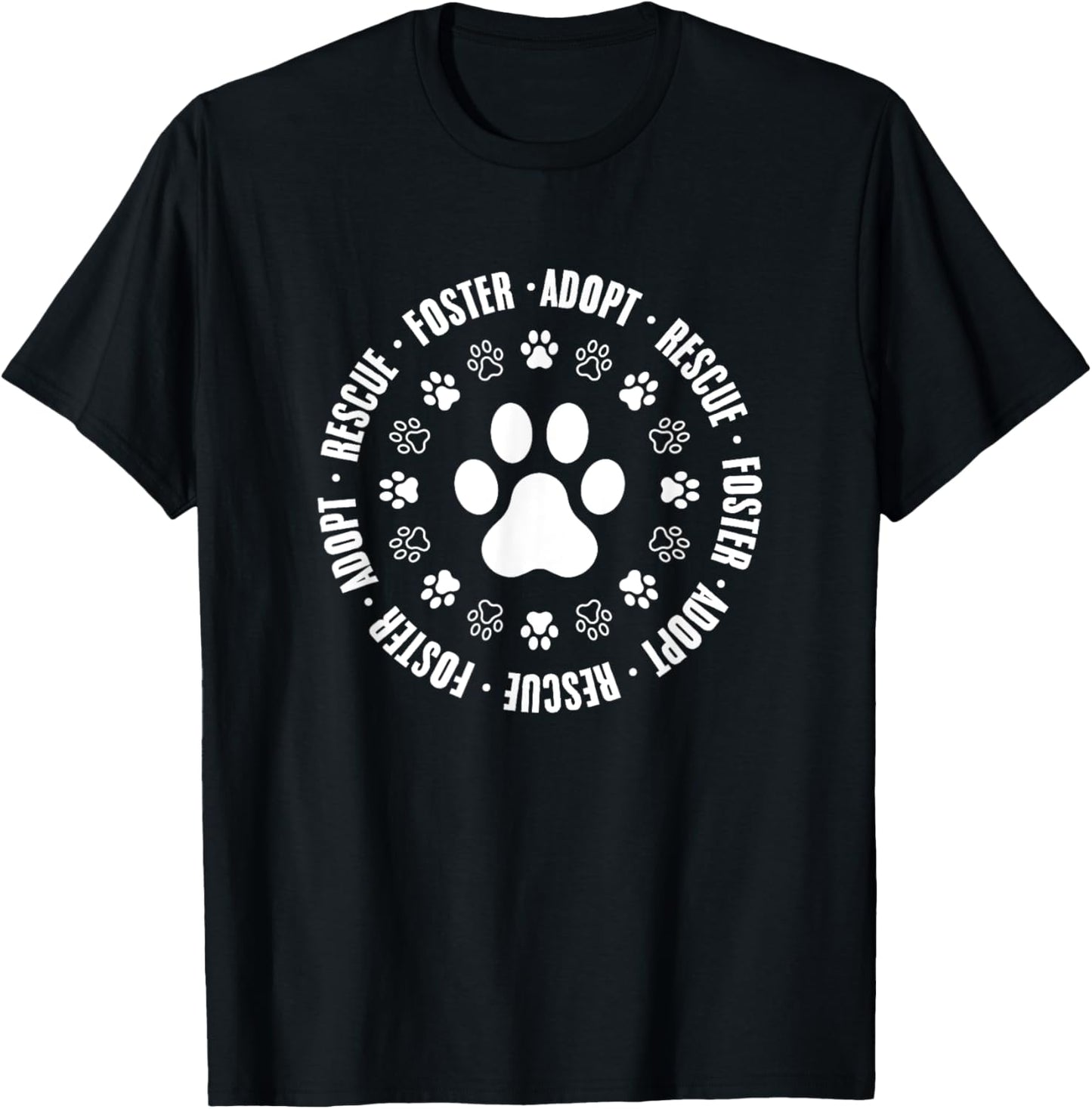 Rescue Foster Adopt Foster Animal Rescue Pet Fostering T-Shirt - T-Shirt | Black