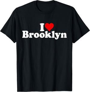 I Love Heart Brooklyn T-Shirt - T-Shirt | Black