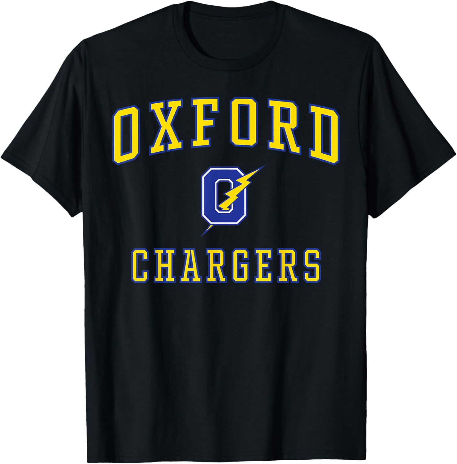 Oxford High School Chargers C1 T-Shirt - T-Shirt | Black