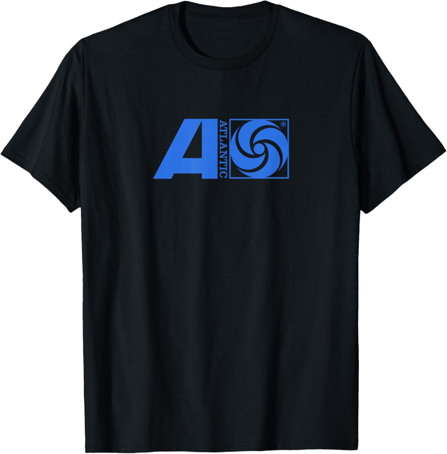 Atlantic Records Blue Logo T-Shirt - T-Shirt | Black